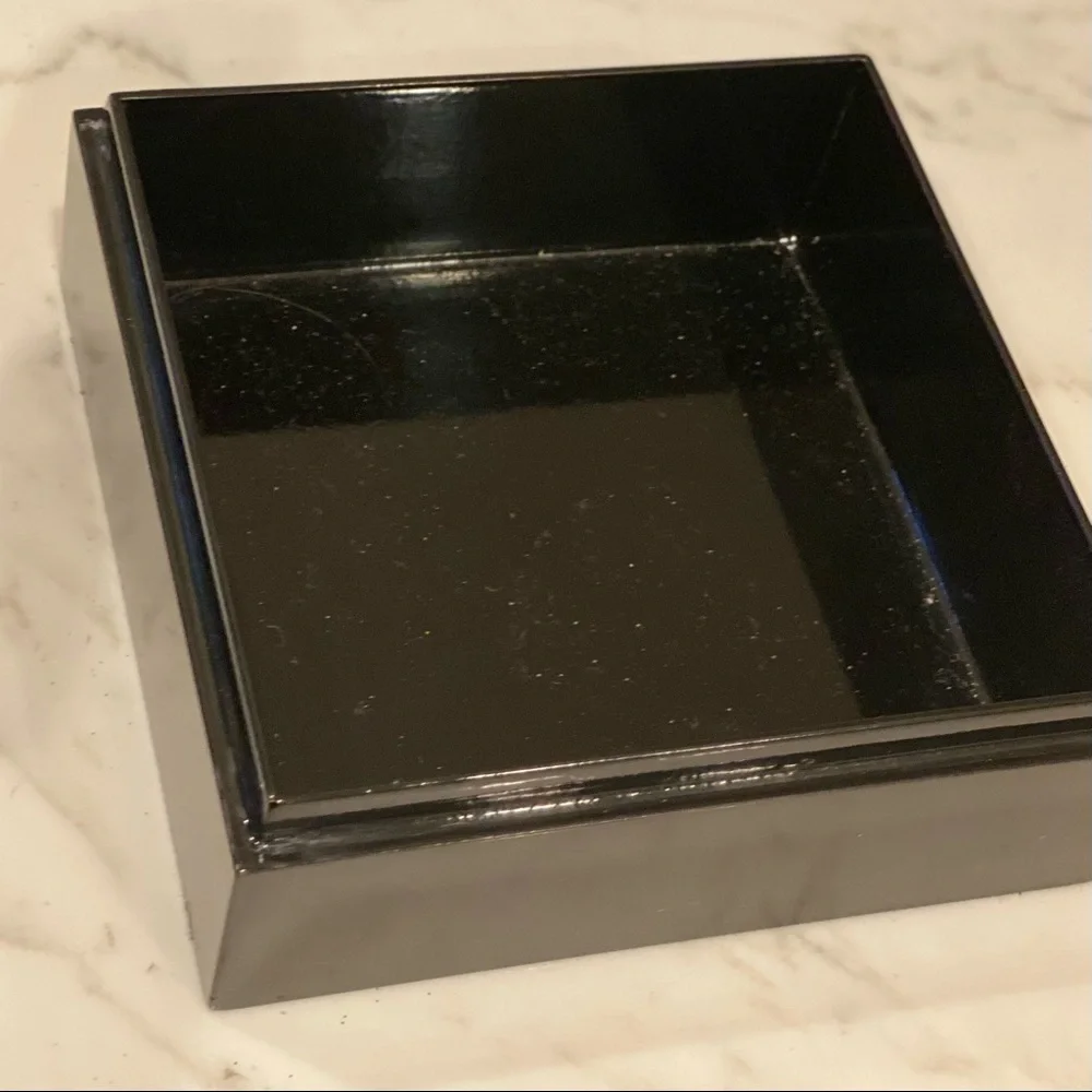 Art Deco Black Brown Jewelry Organizer Box Bracelets Earrings Necklaces